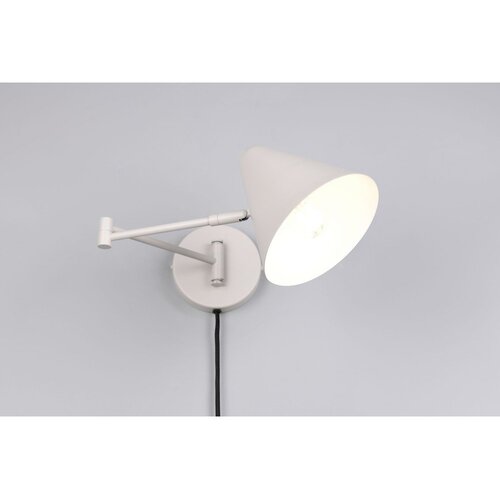  Zidna lampa sa savitljivom konstrukcijom s utikačem boje slonovače &amp;oslash; 15 cm Cosima &amp;ndash; Slike
