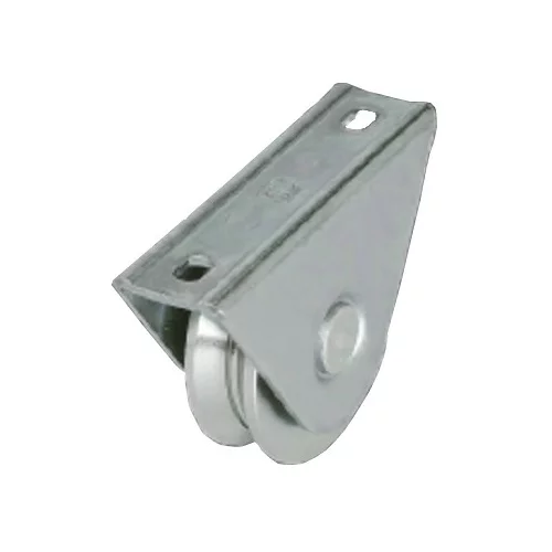  Kolesce z nosilcem za drsna vrata (Ø: 77,5 mm, "V" profil)