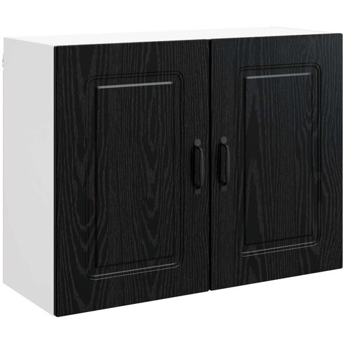 vidaXL Kuhinjski ormarić s pohranom Kalmar Crni hrast 80 x 31 x 60 cm Cijene