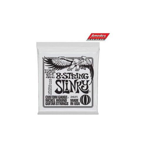 ŽICE ZA EL GIT Ernie Ball 2625 SLINKY 8 STRING 10-74 Cijene