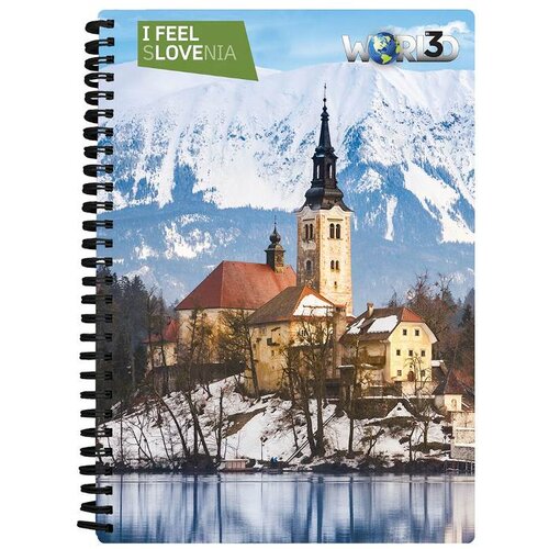 I Feel Slovenia 3D notesnik A5 - BLED Cene