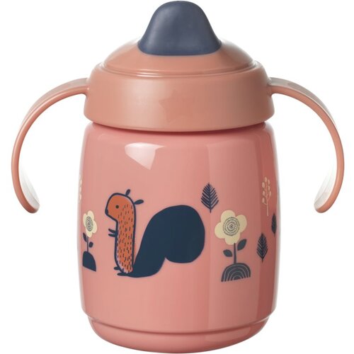 Tommee Tippee Superstar &amp;quot;TRAINING&amp;quot; &amp;scaron;alica s usnikom i poklopcem, 300 ml, 6MJ+, Roza Slike