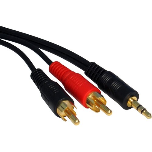 Fast Asia kabl audio 3.5mm - 2xRCA 3m crni Cene
