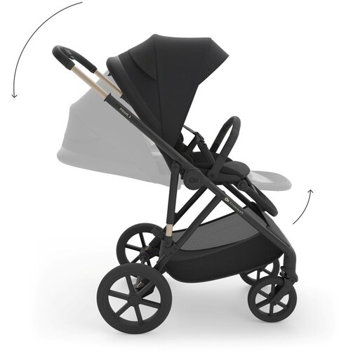 Kinderkraft Kolica Prime 3 3u1, Black Slike