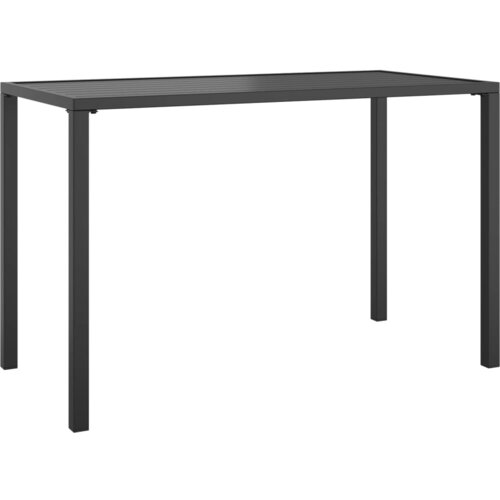  Vrtni blagovaonski stol antracit 110 x 54 x 70 cm čelični Slike