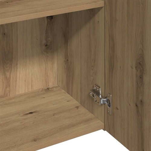  Visoka ploča Artisan hrast 60x32x190 cm izrađeno drvo Slike