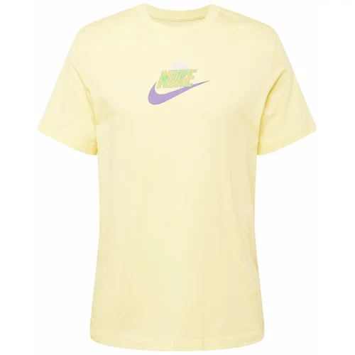 Nike Sportswear Majica 'SPRING BREAK SUN' svijetložuta / svijetlozelena / tamno ljubičasta / narančasta