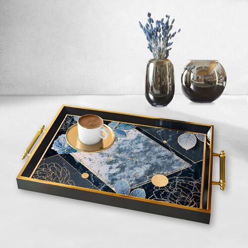 Aberto Design Poslužavnik TPA9906 50 x 29 x 3.5 cm, Šareni Cene