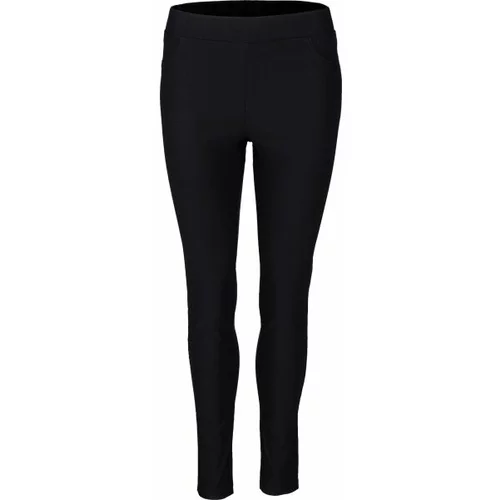 Willard FAWNA Ženske udobne rastezljive hlače, crna, veličina