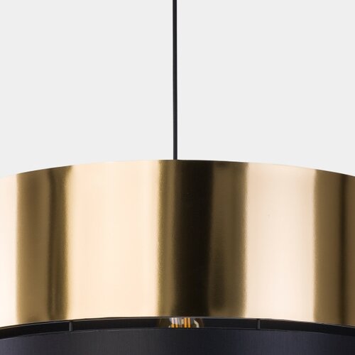  Luster na sajli HILTON 1xE27/25W/230V mesing/crna Slike