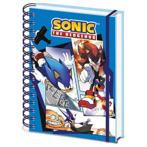 Sonic THE HEDGEHOG (COMIC STRIP JUMP OUT) A5 3D NOTEBOOK Slike