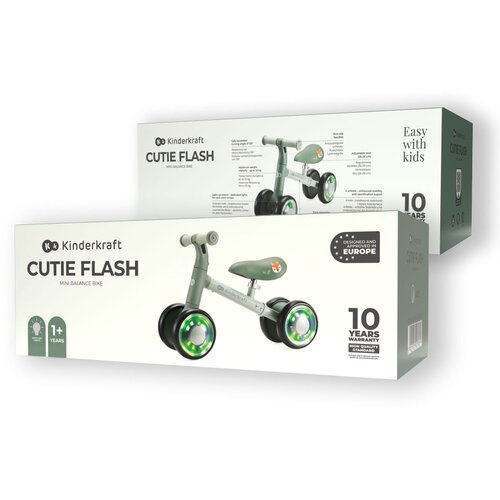 Kinderkraft Kolo Cutie Flash, zeleno Slike