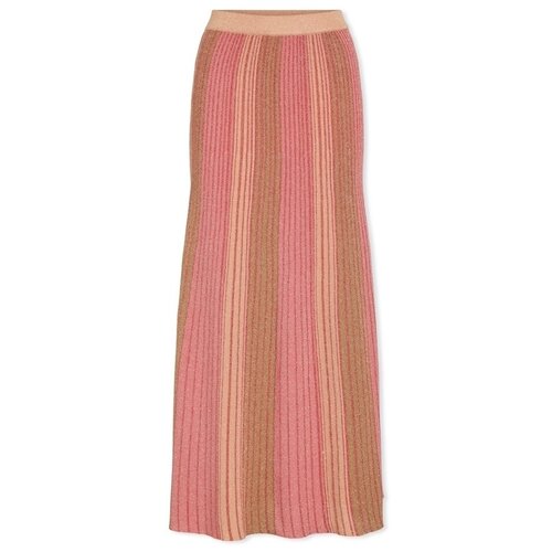 Vila Melvina Gitter Skirt - Aurora Red Ružičasta Slike