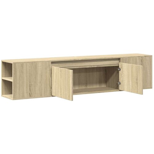 vidaXL Zidni TV ormarić LED boja hrasta sonome 180x31x39,5 cm Cene