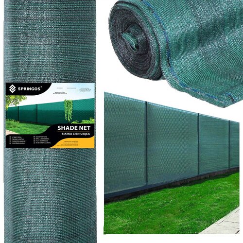  Zelena mreža za sjenilo 140 gsm 1 x 50 m 200 vezica Slike
