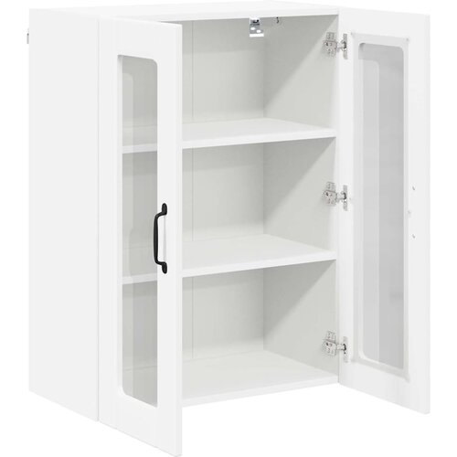  Zidni stakleni ormarić Lucca Bijela 60 x 31 x 80 cm Slike