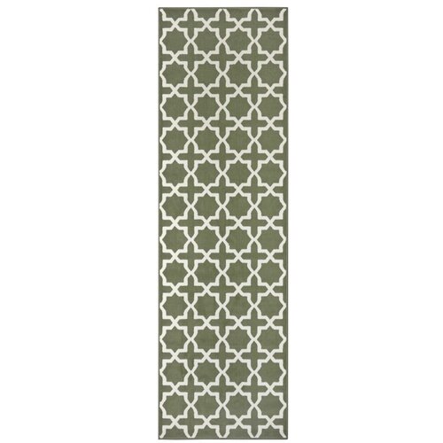 Hanse Home Zeleni tepih staza 250x80 cm Glam - Slike