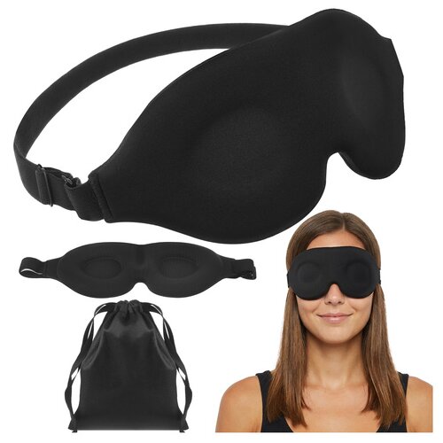  Spalna maska, 100% zatemnitev - nastavljiva (24&ndash;60 cm) Cene