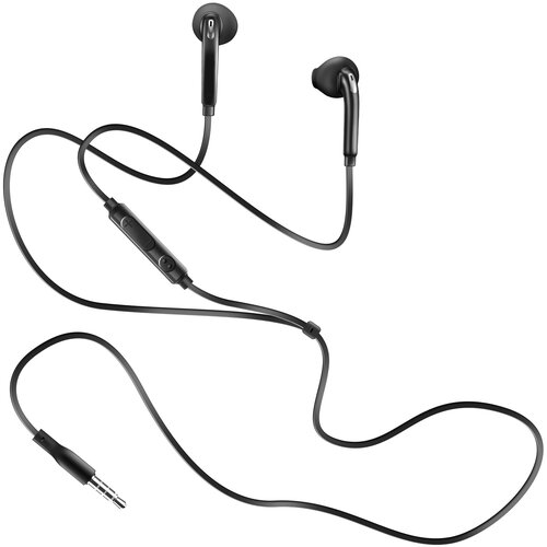 AVIZAR 3,5 mm žične slu&amp;scaron;alke z vgrajenim mikrofonom, Črna, (5000019223) Slike