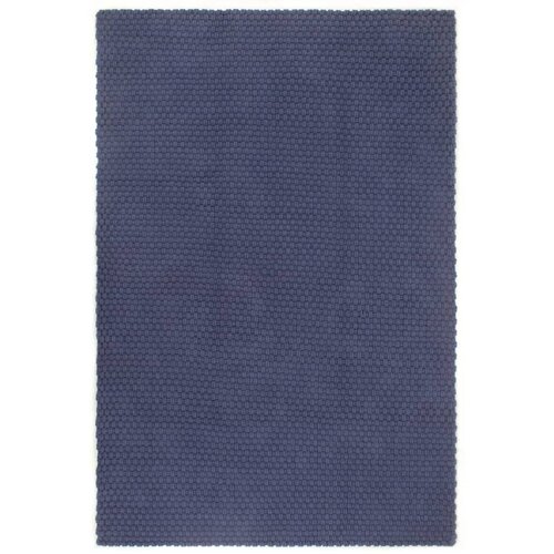 VidaXL Tepih pravokutni modri 180x250 cm pamučni Slike