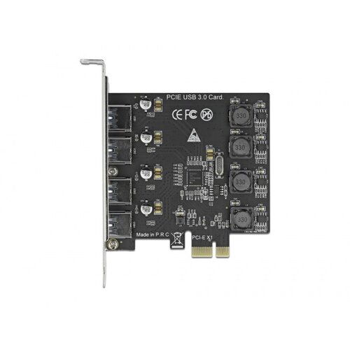 Delock PCI Express x1 Card to 4 x external USB Type-A female SuperSpeed USB (USB 3.2 Gen 1) Cijene
