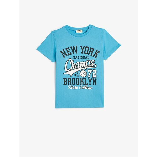 Koton New York Printed College T-Shirt Crew Neck Cotton Slike