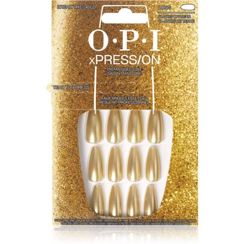 OPI xPRESS/ON Umjetni nokti Break the Gold 30 kom Cijene