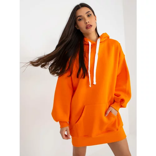 Fashion Hunters Women's Basic Hoodie - Orange