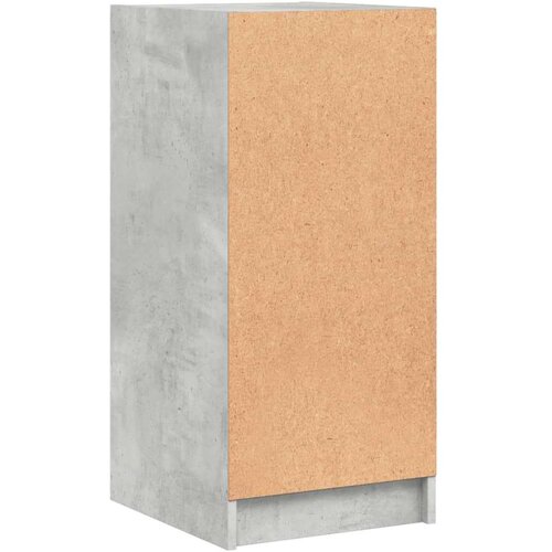 VidaXL Bočni ormarić sa staklenim vratima boja betona 35x37x75 5 cm Slike