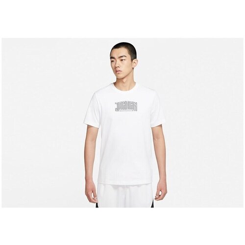 Nike Majice s kratkimi rokavi Air Jordan Dri-fit Sport Dna Bela Cene