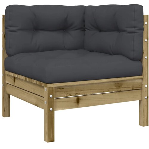  6-dijelni set vrtnih sofa od impregnirane borovine Slike