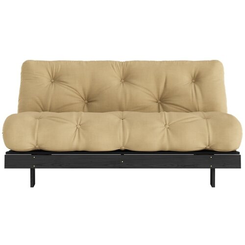 Karup Design Senf žuta sklopiva sofa 160 cm Roots Black Night – Cijene