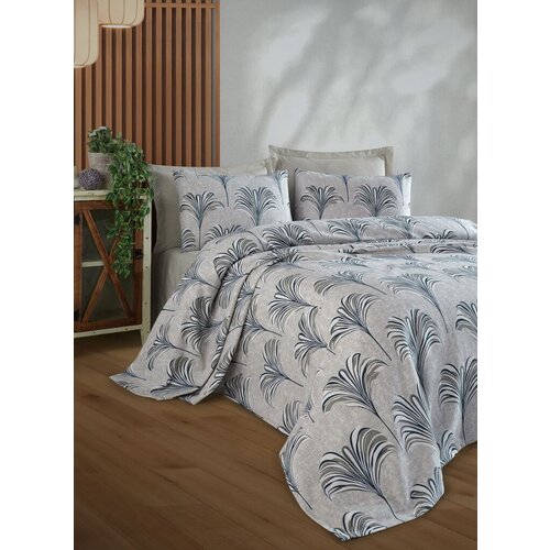 Lessentiel Maison set prekrivač i jatučnice santo, 200x230 cm, plavi Slike
