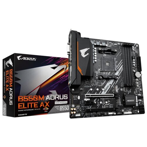 Gigabyte B550M AORUS ELITE AX matična ploča AMD B550 Priključnice AM4 Mikro ATX Cijene