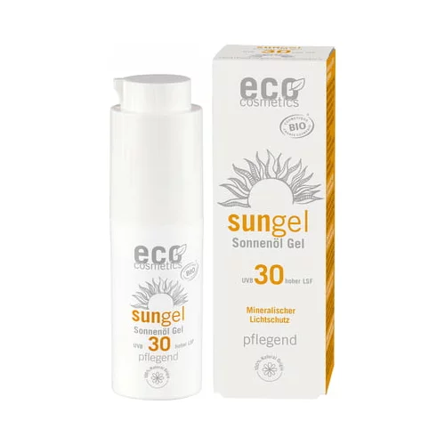 eco cosmetics olje za sončenje v obliki gela za obraz 30