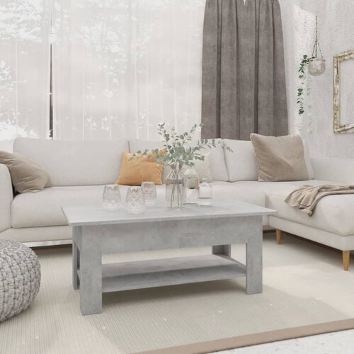  Stolić za kavu boja betona 102x55x42 cm konstruirano drvo Cijene