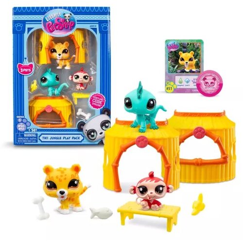 LITTLEST PET SHOP Littlest Pet Shop: Paket s 3 figure, serija 1 - Džungla Slike