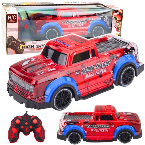  Terenski auto na daljinsko upravljanje pickup Spider - crveno/plavi Cene