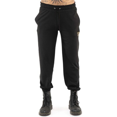 Leone 1947 Spodnji deli trenirke Man Sweatpants Stripe Gold Hj Črna Cene