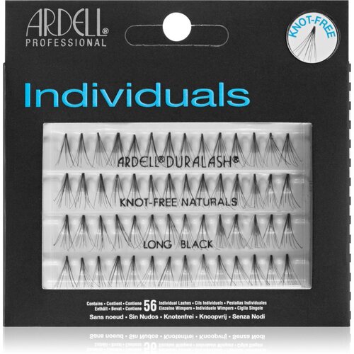 Ardell individuals duralash knot-free naturals umetne trepalnice 56 ks odtenek long black Cene