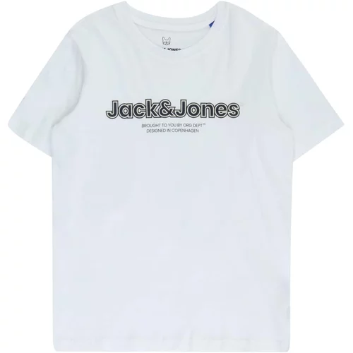 Jack & Jones Majica 'LAKEWOOD' bež / črna / bela