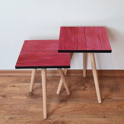 Hanah home set klub stočića 2Shp128, 2 komada, Ciklama Cene