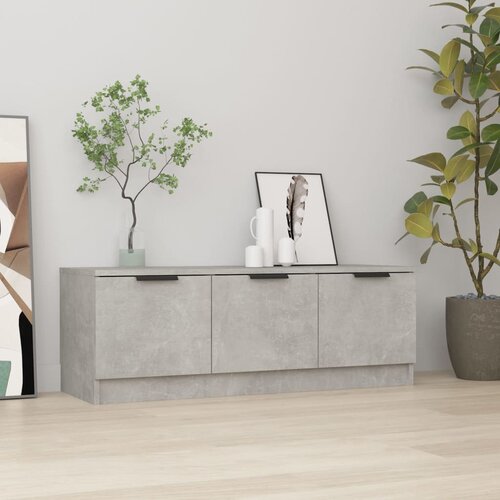 TV ormarić boja betona 102x35x36,5 cm od konstruiranog drva Slike