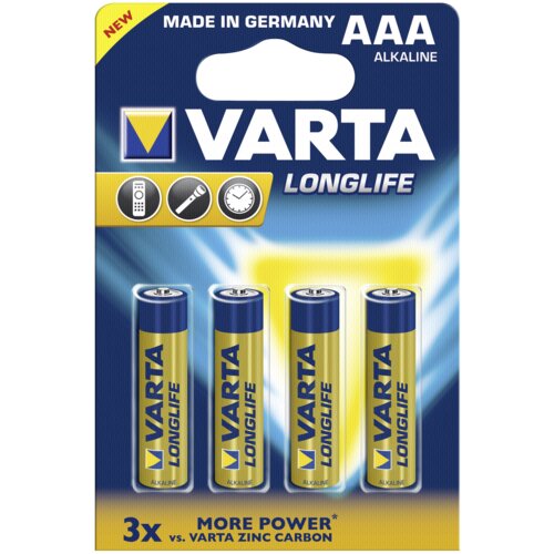Varta 50x4 Longlife Extra Micro AAA LR 03 PU master box Slike