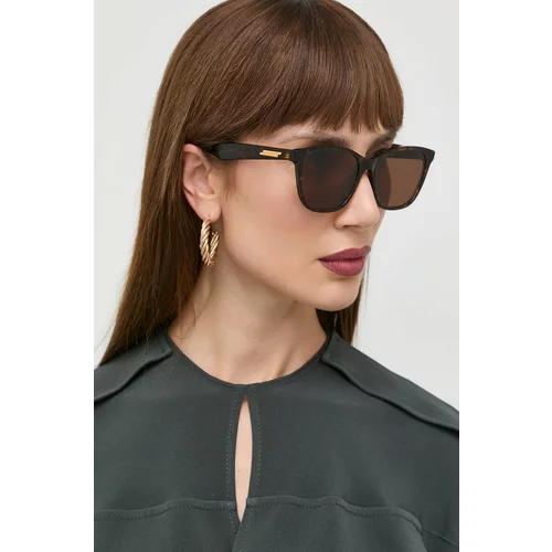Bottega Veneta Sončna očala ženski, rjava barva