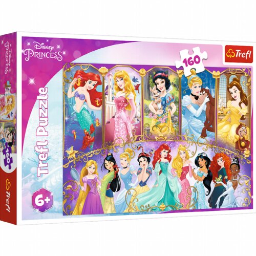 Trefl Puzzle (slagalice) Disney Princeze na balu - 160 delova Slike