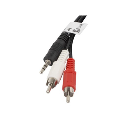 Lanberg Kabel Estereo Jack 3,5 mm/2x RCA macho 2m, (21090681) Cene