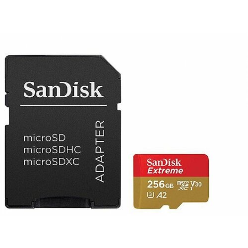 Sandisk SDXC 256GB Micro Extreme 160MB/s +SD Adapter Slike