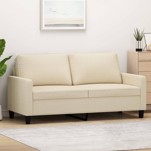  The Living Store Kavč dvosed krem 140 cm blago - Kavč Dvosed, (21449211) Cene