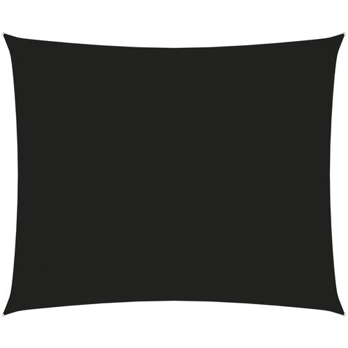 VidaXL Senčno jadro oksford blago pravokotno 3,5x4,5 m črno Slike